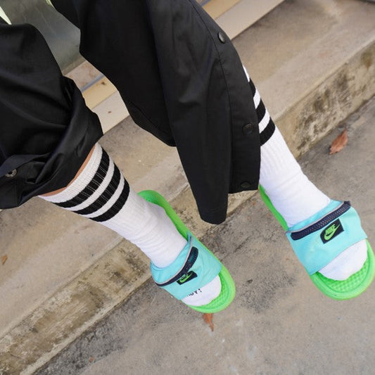 Cool Cats Mid High Skate Socks - Old School Baby!